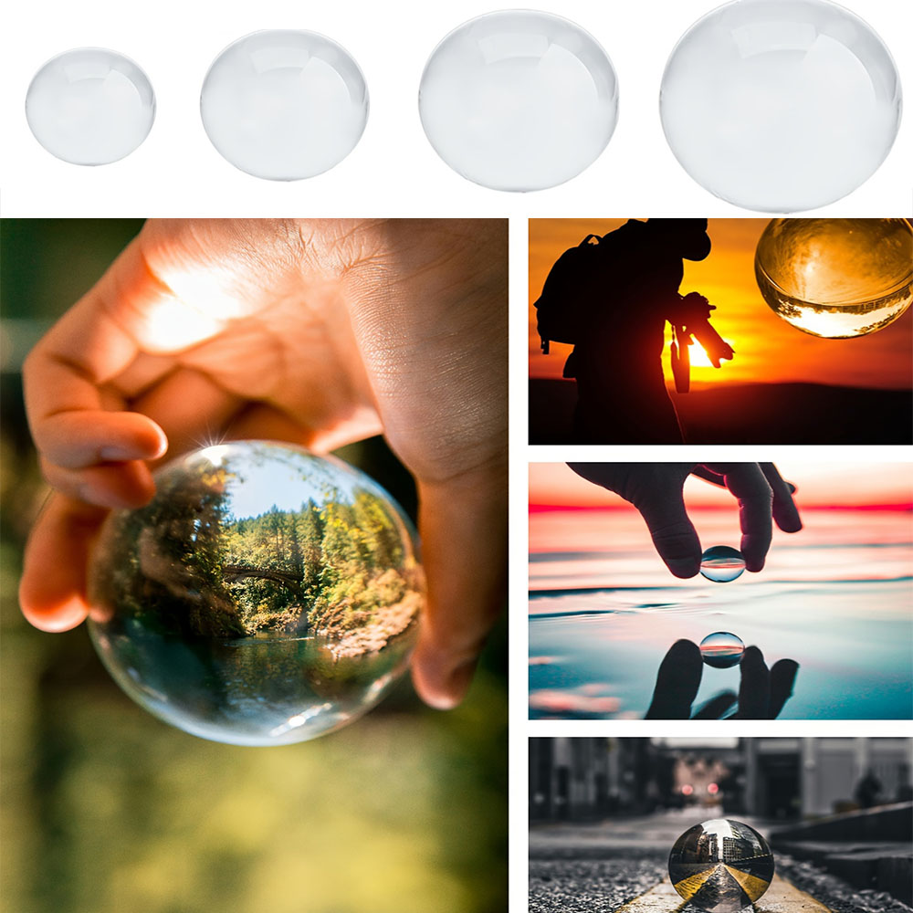 Lens Ball Crystal - Fotoğrafçılık için Kristal Top 1 Paket,