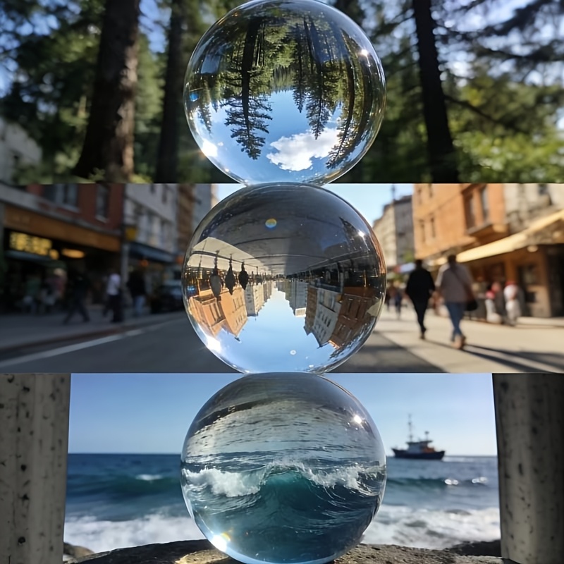 Lens Ball Crystal - Fotoğrafçılık için Şeffaf Kristal Top Lens,