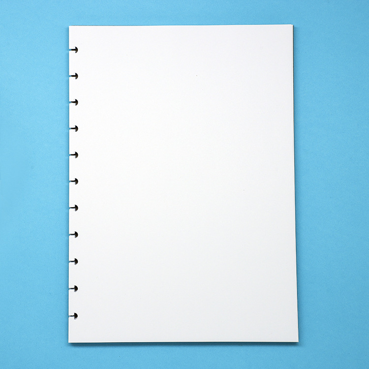 Photography Journal - A4 gevşek yaprak doldurulmuş mantar delik