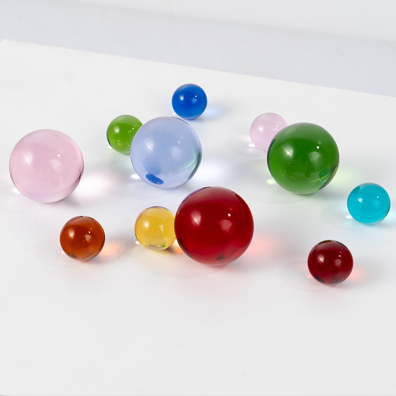 Lens Ball Crystal - E9 K9 Renkli Kristal Cam Küre