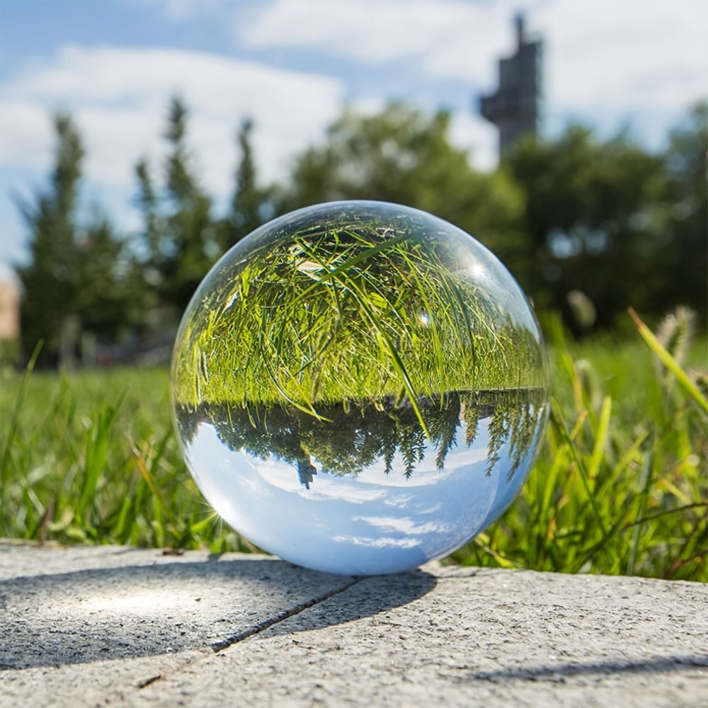 Lens Ball Crystal - Yaratıcı Yuvarlak Kristal Cam Küre Ultra