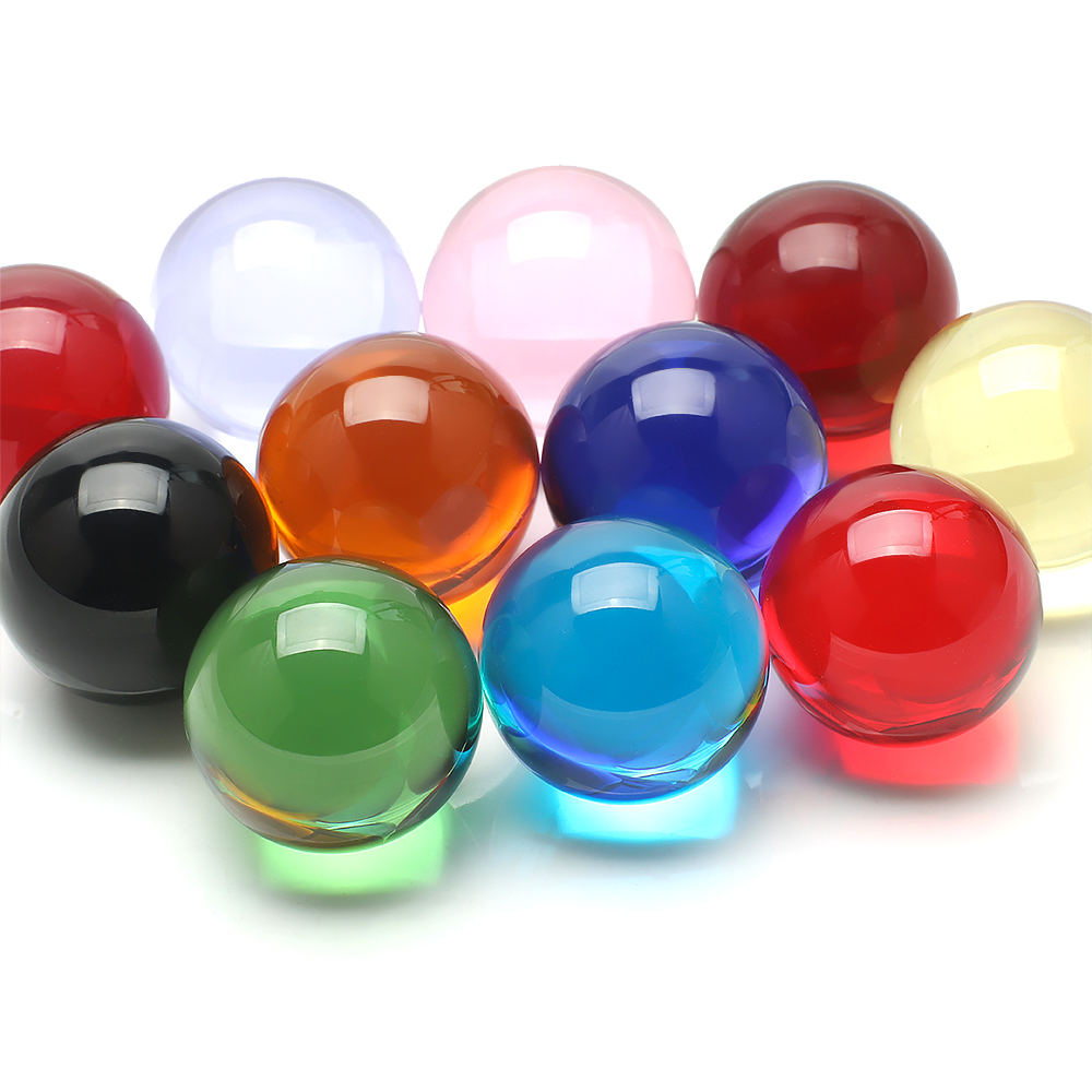 Lens Ball Crystal - 30mm Kristal cam küre Şeffaf Boncuk