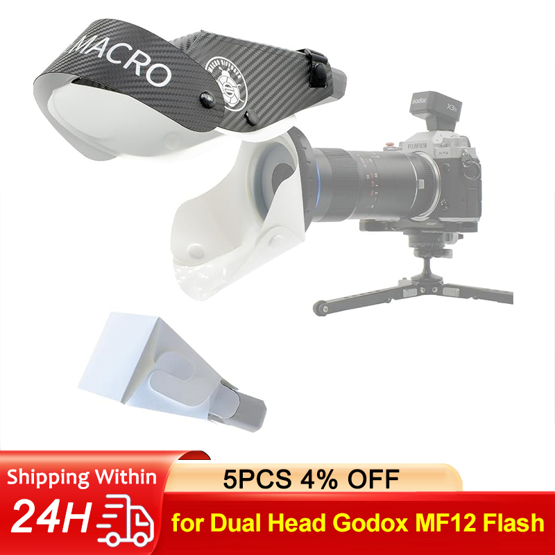 Photography Angles - Guage MF12 Makro Flaş Difüzörü-Çift Kafalı