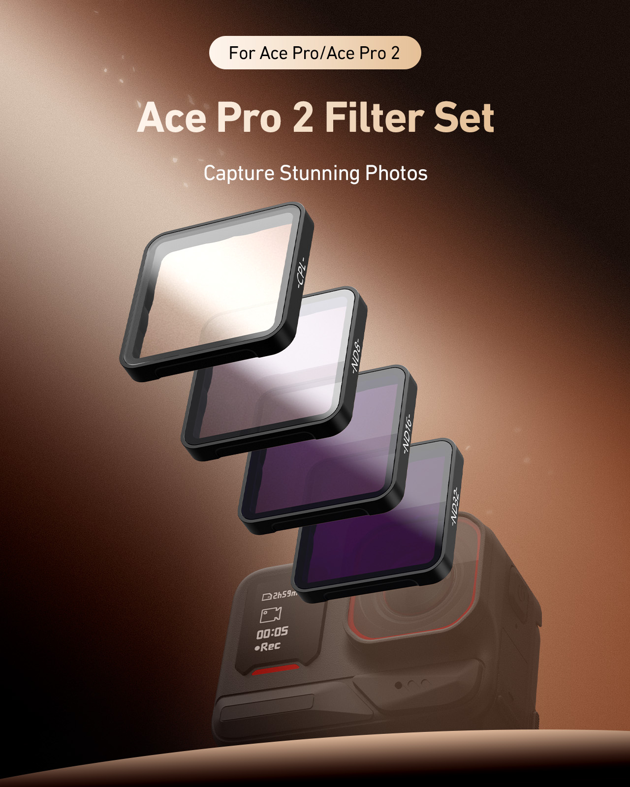 TELESIN CPL ND8 ND16 ND32 Lens - Nd Filter Set incelemesi ve fiyatı
