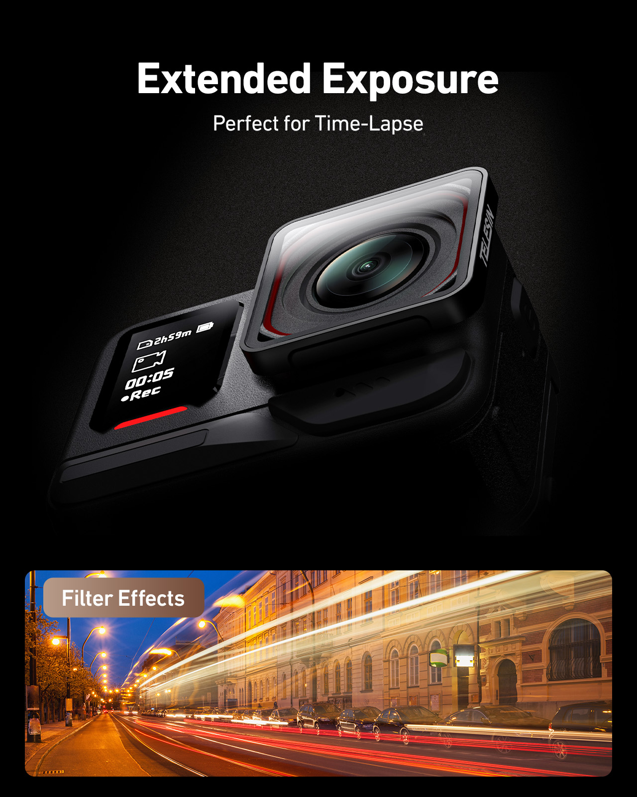 TELESIN CPL ND8 ND16 ND32 Lens - Nd Filter Set incelemesi ve fiyatı