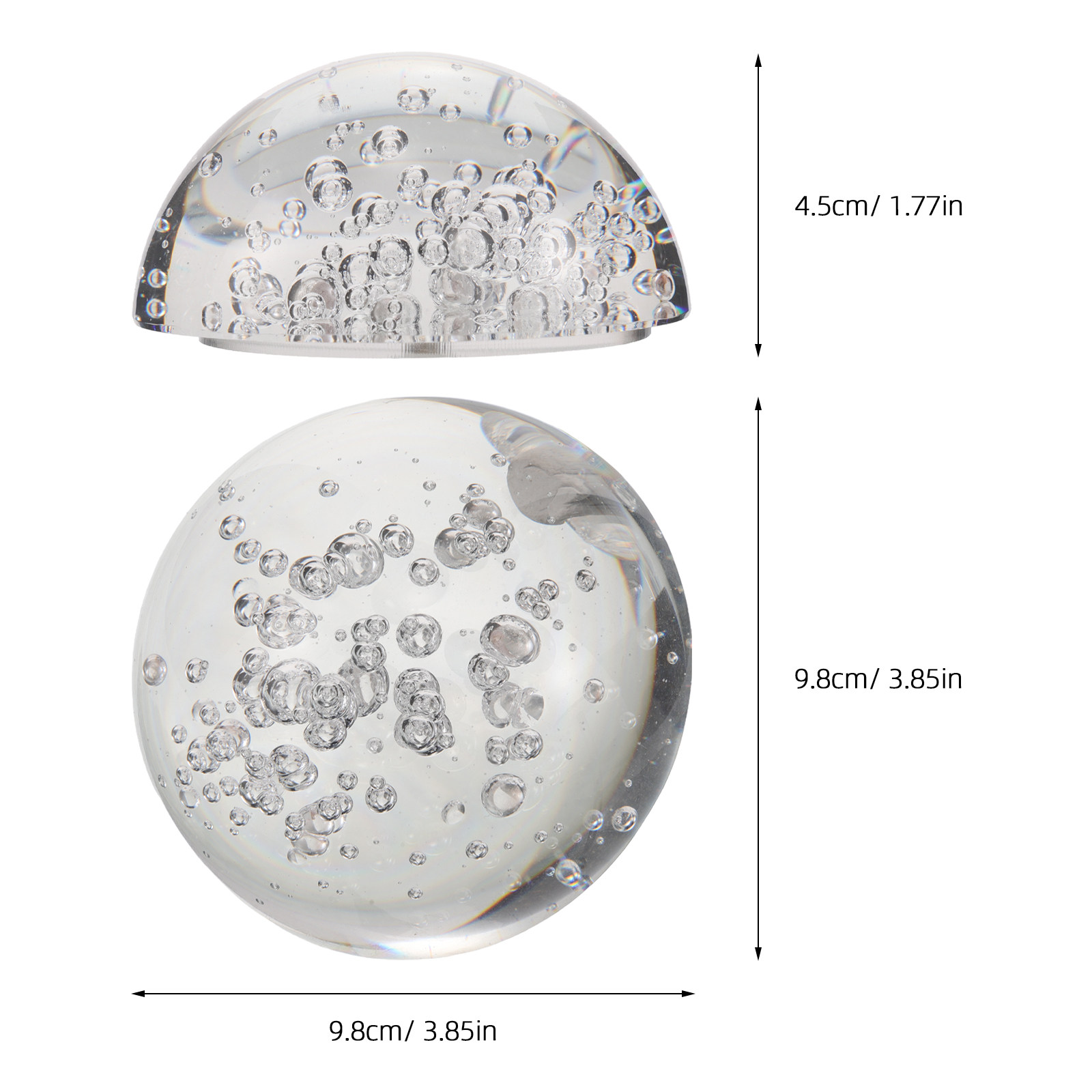 Yarım Daire Kristal Dekorasyon - Lens Ball Crystal incelemesi ve fiyatı