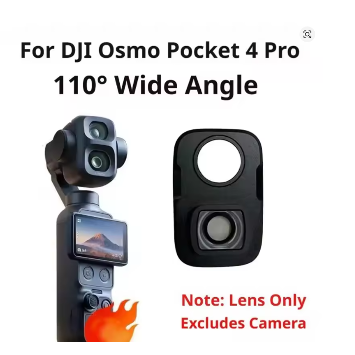 DJI Osmo Pocket 4P Büyüteç Len - Photography Angles incelemesi ve fiyatı