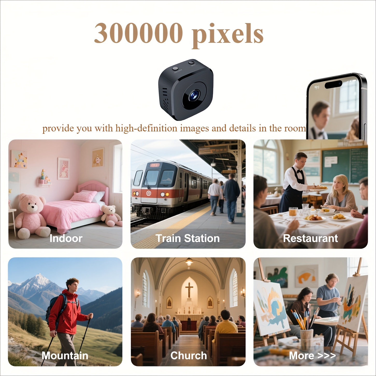 1080P HD Mini WiFi Kamera Kapa - Photography Videography incelemesi ve fiyatı