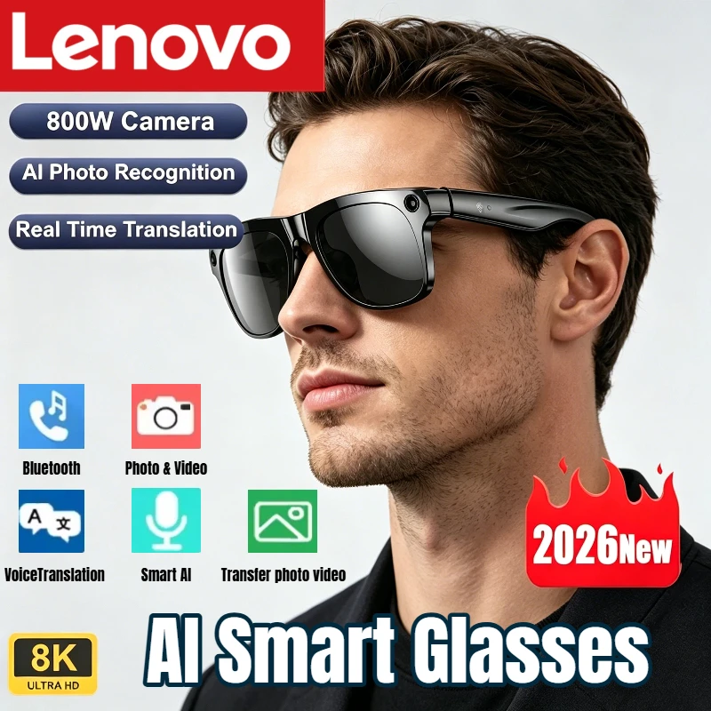 Lenovo AI Akıllı Gözlük 8K HD  - Photography Videography incelemesi ve fiyatı