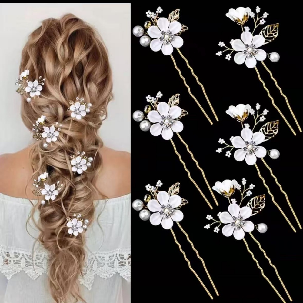 6 Parçalı Çiçekli İnci Saç Tok - Photography Date incelemesi ve fiyatı